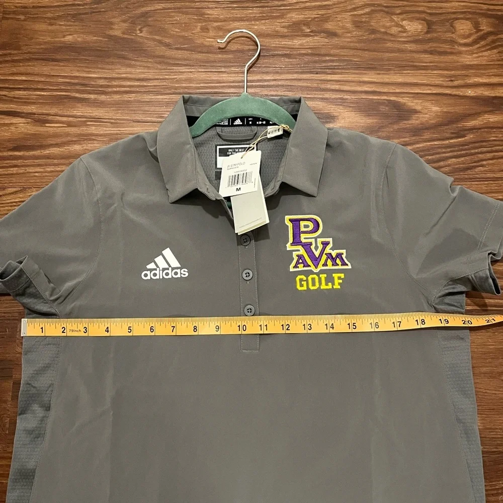 NWT Adidas PVAM Golf Polo Shirt Size M